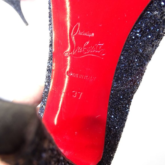 Christian Louboutin Very Prive 120 Glitter Pumps - Picture 13 of 16